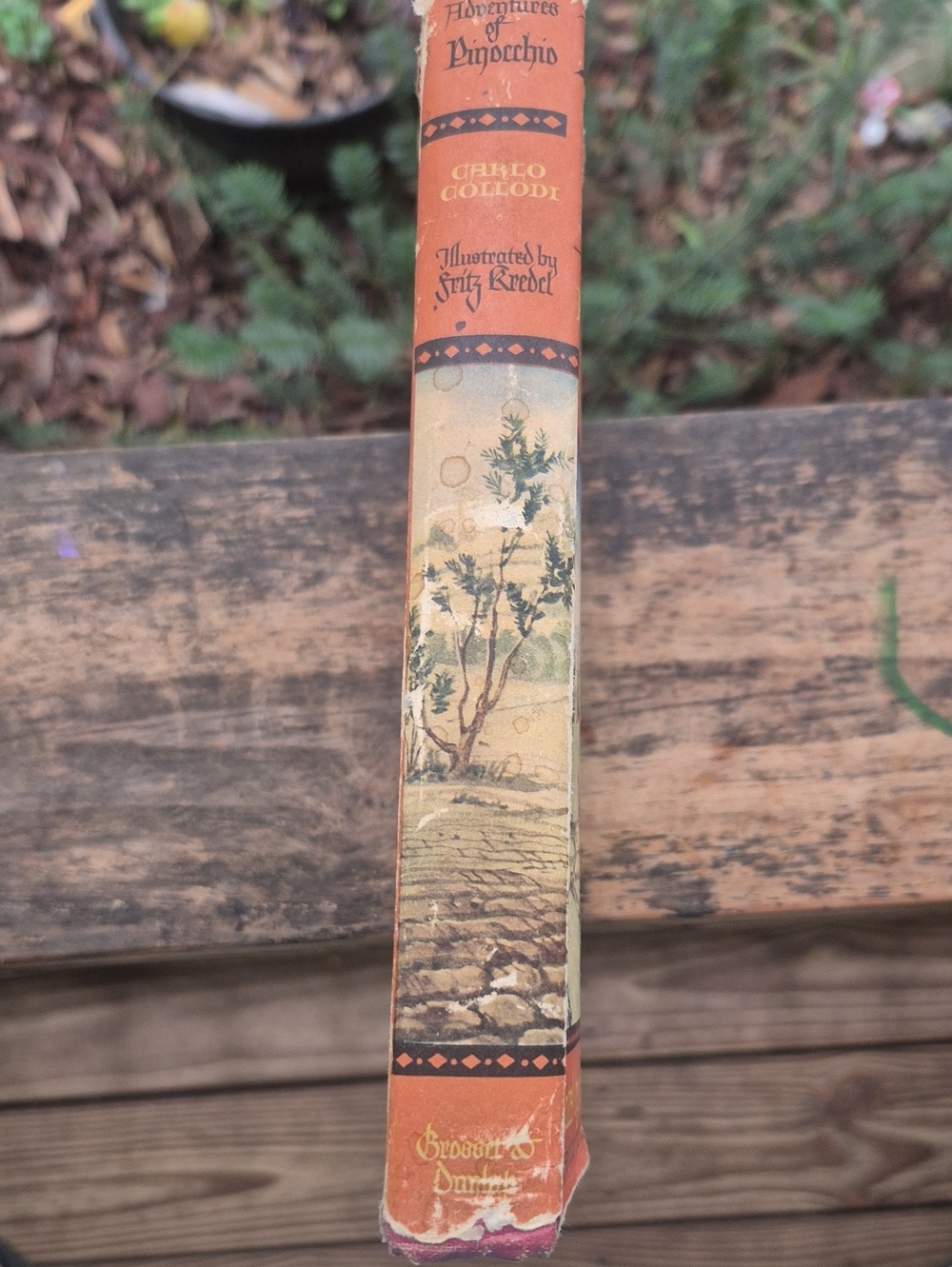 1946 Hardcover W/ Sleeve Adventures Of PINOCCHIO by Carlo Collodi